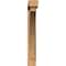 Ekena Millwork Thorton Block Smooth Bracket w/ Offset Brace, Western Red Cedar, 5 1/2"W x 34"D x 40"H BKT0604X34X40THR05SWR - alternate 2